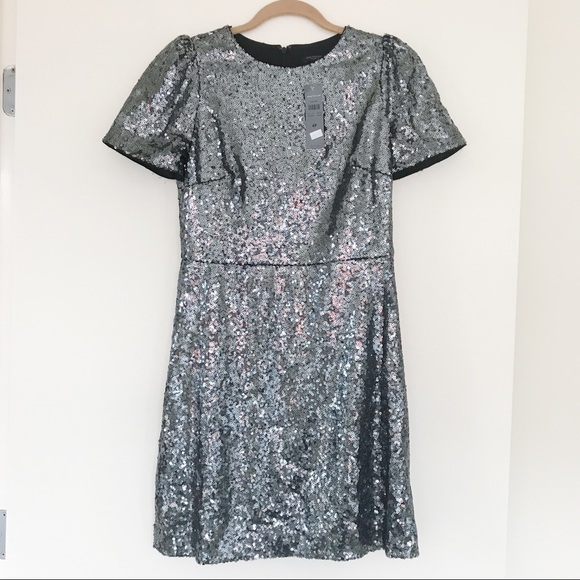 Ann Taylor Sequin Shift Dress - Picture 4 of 7